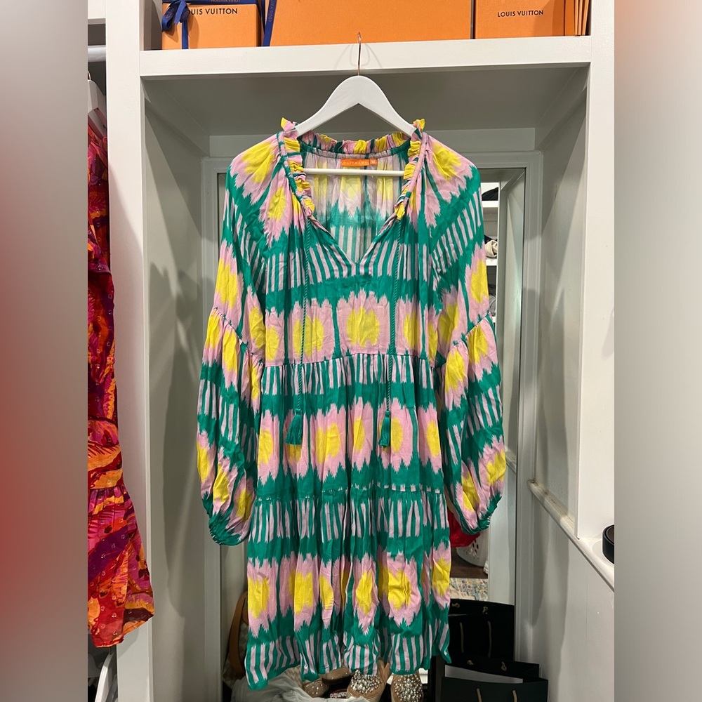 Oliphant Ikat Dress, Size M.